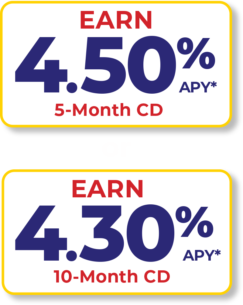 You pick the term. Earn 4.05% APY